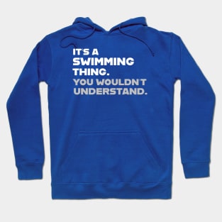 FUNNY SWIMMING Hoodie